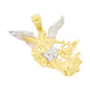 10k Gold Archangel Michael Pendant