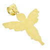 10k Gold Small Hollow Praying Angel Pendant