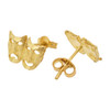 10k Gold Smile Now Cry Later Earring