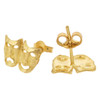 10k Gold Smile Now Cry Later Earring