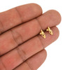 10k Gold Treble Clef Symbol Earring
