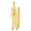 10k Gold Large San Judas Pendant
