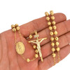 Hollow 10k Gold 6mm Faceted Rosary