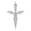 .925 Silver Large 21 Savage Dagger Pendant