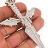 .925 Silver Large 21 Savage Dagger Pendant