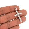 .925 Silver 3d Barrel Cross Pendant