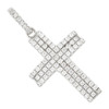 .925 Silver Small Hip Hop Cross Pendant