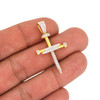 .925 Silver Small Nail Cross Pendant