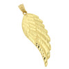 10k Gold Diamond-Cut Angel Wing Pendant