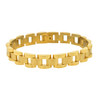 Gold Finish 316L Stainless Steel Thin Style Link Bracelet