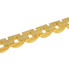 Gold Finish 316L Stainless Steel Thin Style Link Bracelet