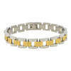 Two Tone 316L Stainless Steel Thin Link Style Bracelet