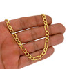 Hollow 10k Gold 4.5mm 4.5mm Wide Figaro Figaro Link