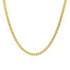 Solid 14k Gold 2.5mm 2.5mm Miami Cuban Link Chain