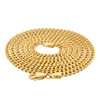 Solid 14k Gold 2.5mm 2.5mm Miami Cuban Link Chain
