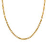 Hollow 18k (750 Stamp) Gold 3mm Cuban Link Chain