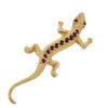 14k Gold Lizard Brooch