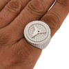 .925 Silver Iced Out Benzo Ring