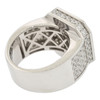 .925 Silver Asscher Shaped Ring