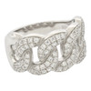.925 Silver Cuban Link Style Ring