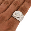 .925 Silver Octagon Cluster Ring