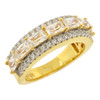 .925 Silver Baguette Band Ring