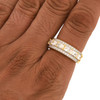 .925 Silver Baguette Band Ring