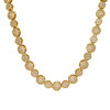Gold Finish .925 Silver Iced Out Hip Hop Chain; 22" Inches