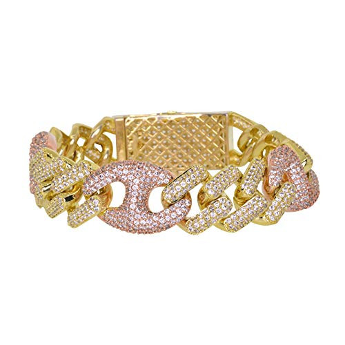 Gold Plated Brass Cuban Puff Mariner 