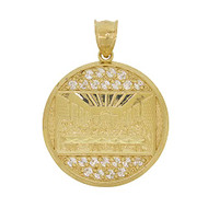 10k Gold Medium Last Supper Pendant