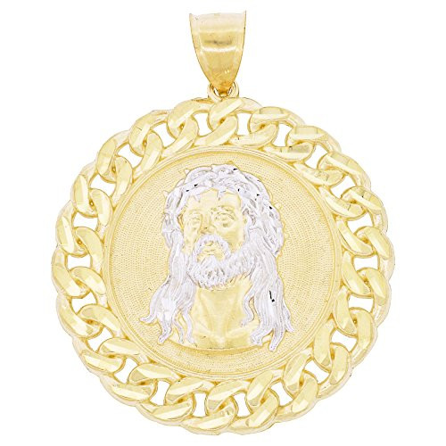 10K Yellow Gold Jesus Piece Necklace | Appx. 14.3 Grams