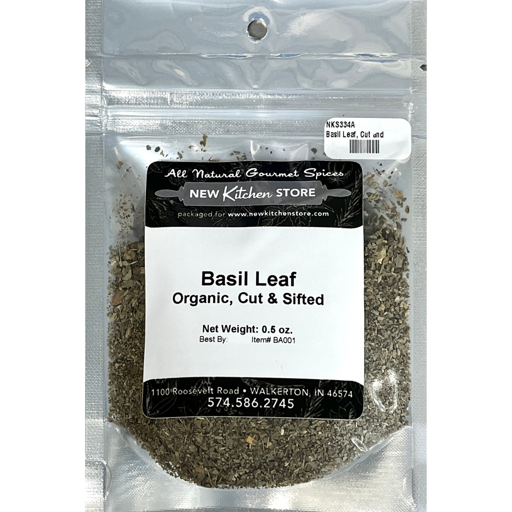 Basil Leaf, Cut and Sifted 0.5 oz