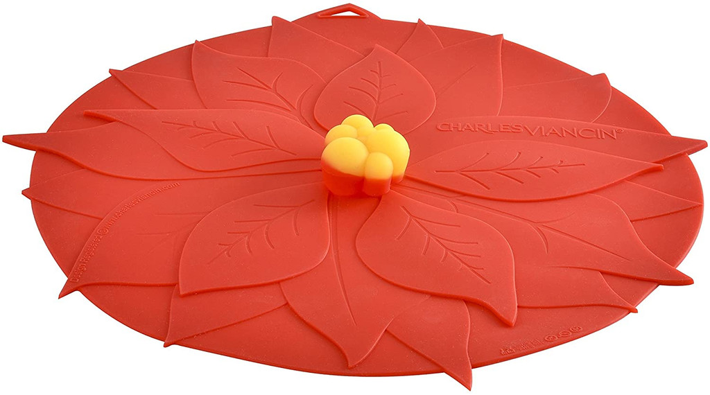 Charles Viancin Poinsettia Lid 11IN