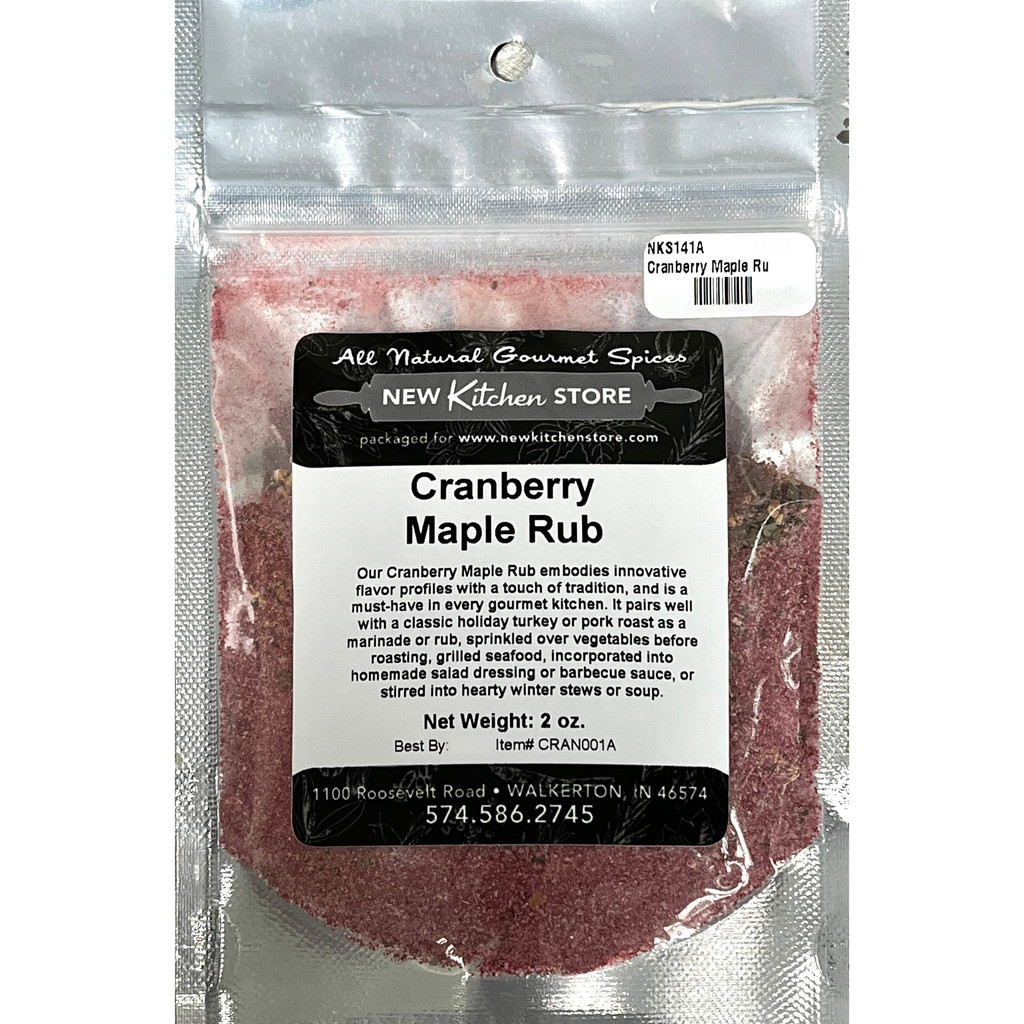 Cranberry Maple Rub 2 oz