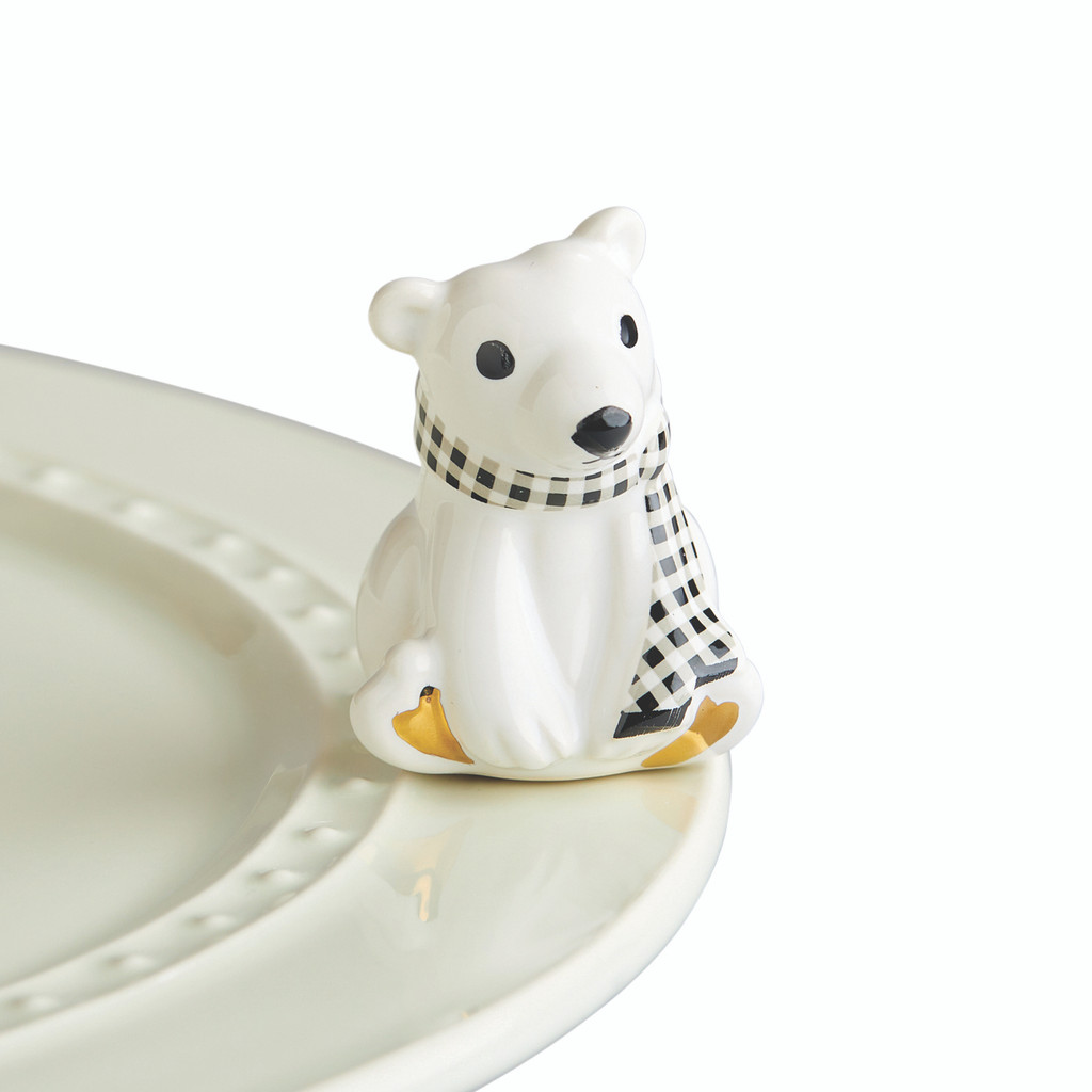 Nora Fleming, Polar-brrr!
This polar bear will warm your heart during the cold months. keep him out all winter long!

* 		not dishwasher safe
* 		hand wash only
