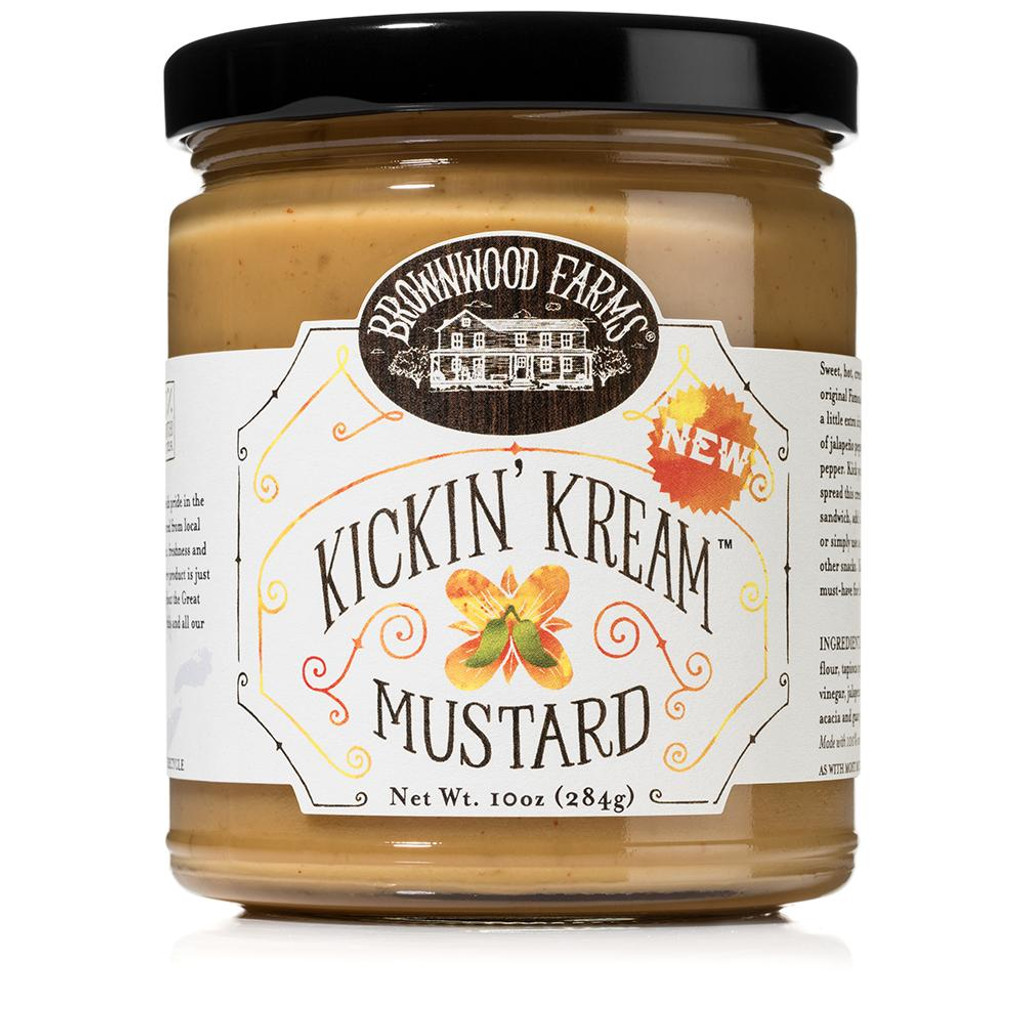 Kickin Kream Mustard 10 OZ