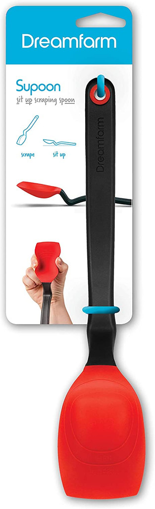 Supoon Red Spoon Scraper Dreamfarm 