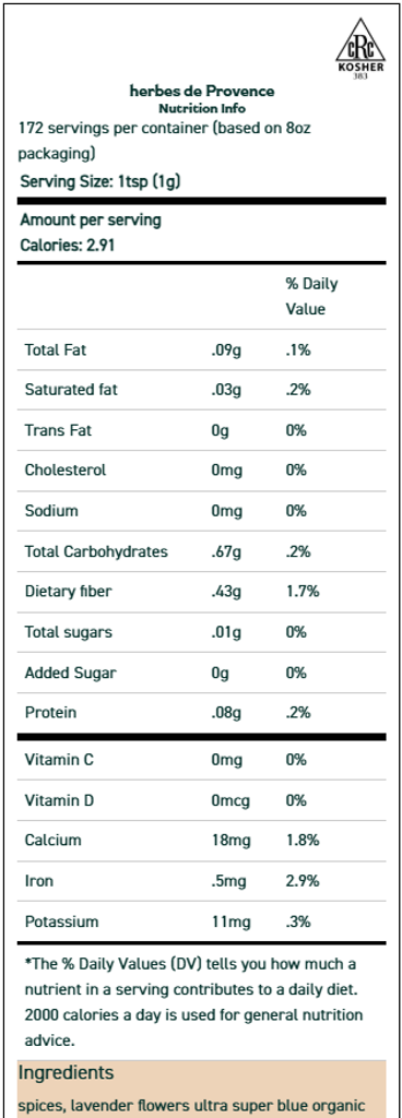 Herbes De Provence 0.8 oz