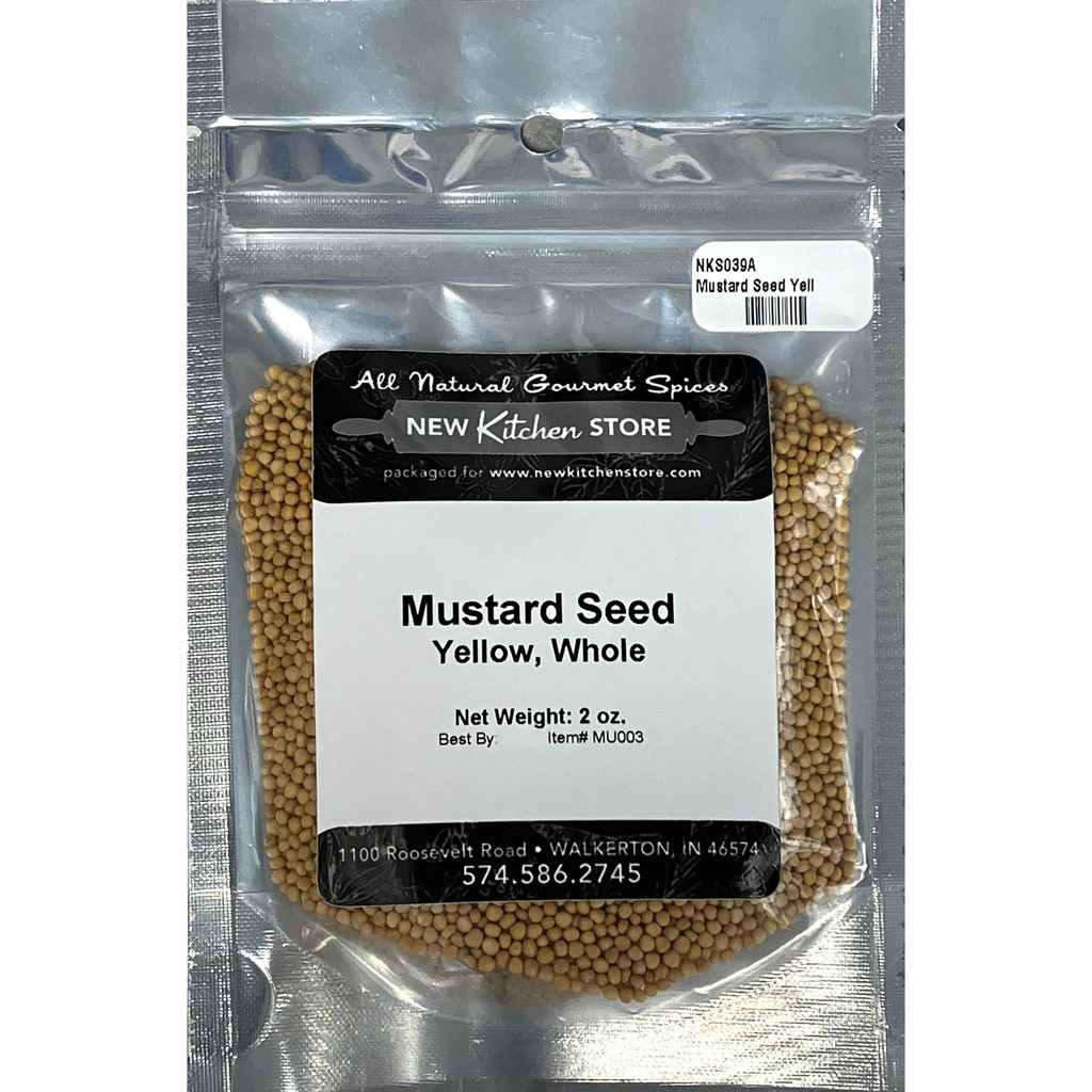 Mustard Seed, Yellow, Whole 2 oz