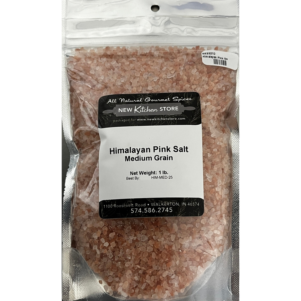 Himalayan Pink Salt, Medium Grain 1 lb