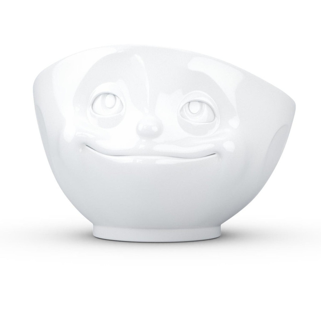 Bowl 16OZ Dreamy Face White