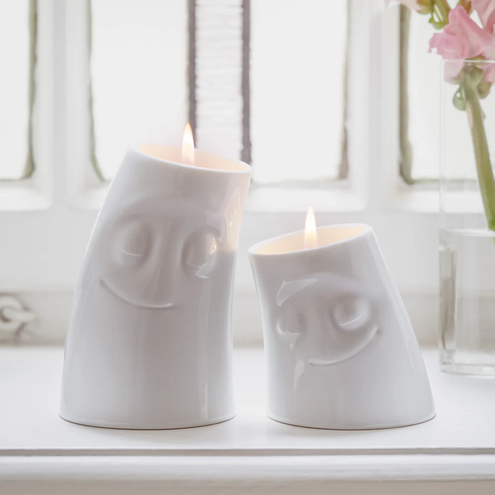 Candle Holder Cuddly Face Tall