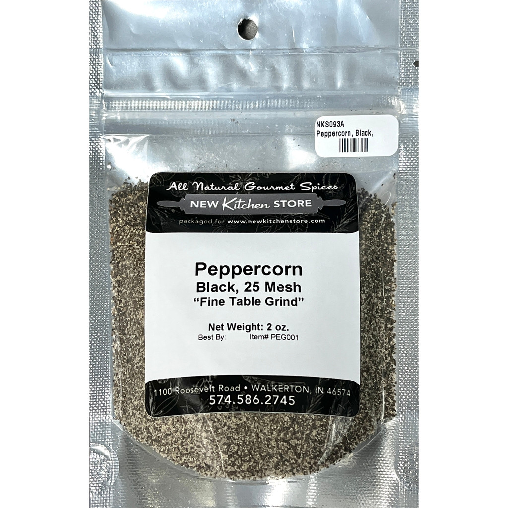 Peppercorn Black 25 Mesh 2 oz