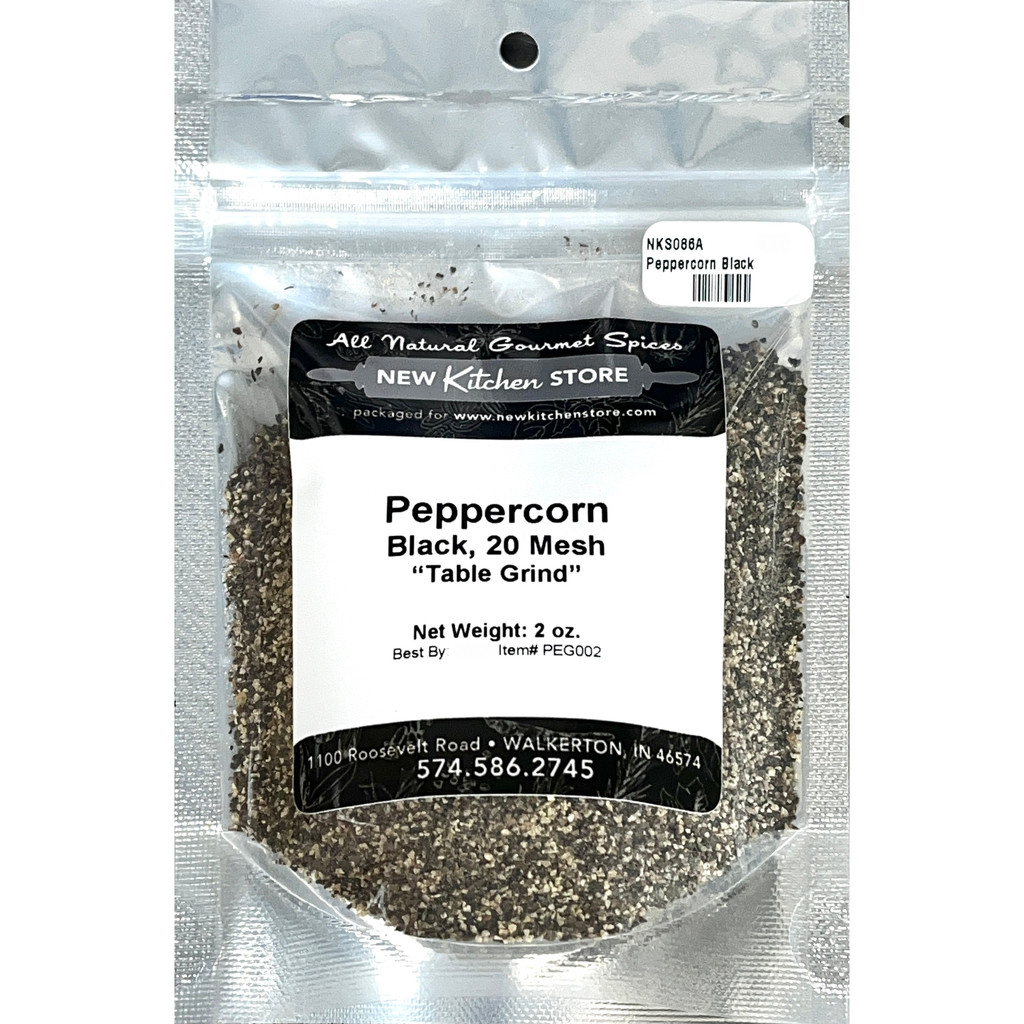 Peppercorn Black 20 Mesh Table Grind 2 oz