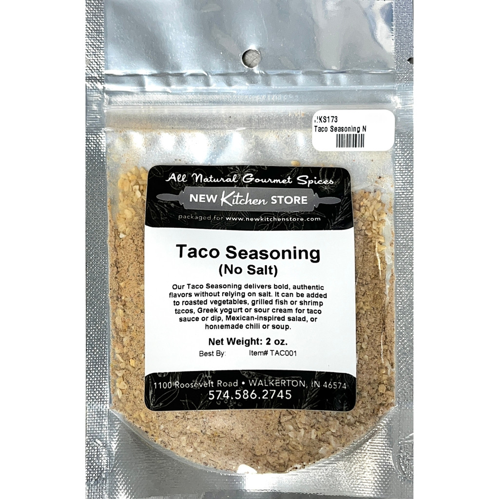 Taco Seasoning, No Salt 2 oz