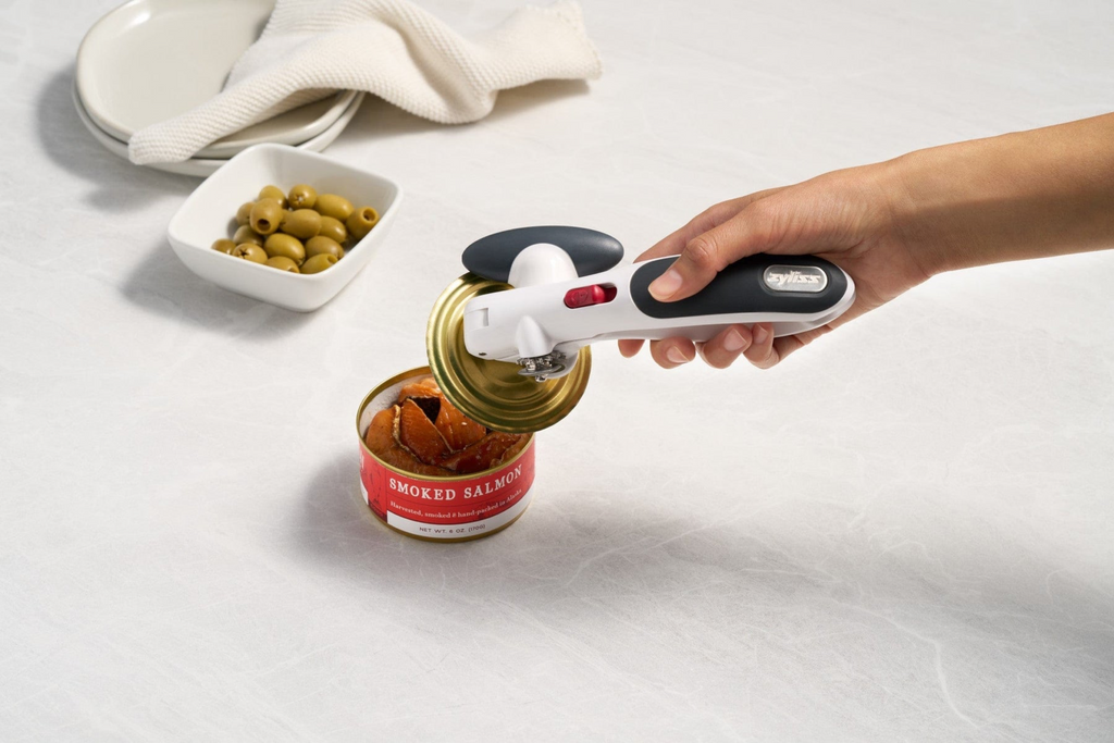 Lock and Lift Can Opener Lid Magnet Grey/White Zyliss
