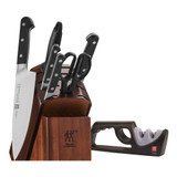 Knife 7PC Block Set With Sharpener Pro