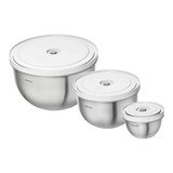 Vacuum Bowl 6PC Set S M L Stenles Stel