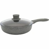 Sauté Pan 2.6qt Lid Alum NonStick Parma