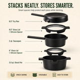 Stackable Neat 5N1 Set 9IN Peach